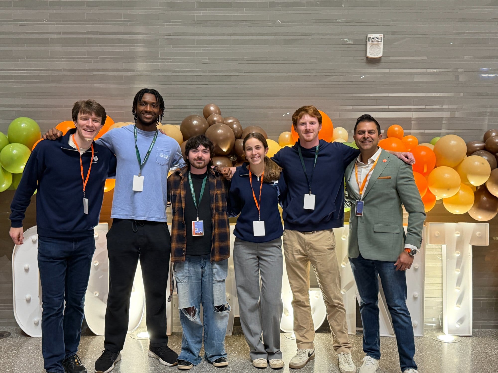 Langsmart Clemson Capstone Team at CUhackit event, February 27, 2026